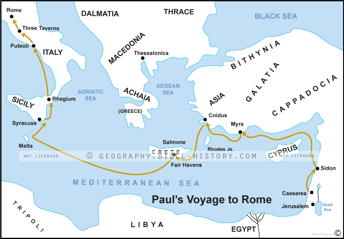 paul's fourth journey to rome