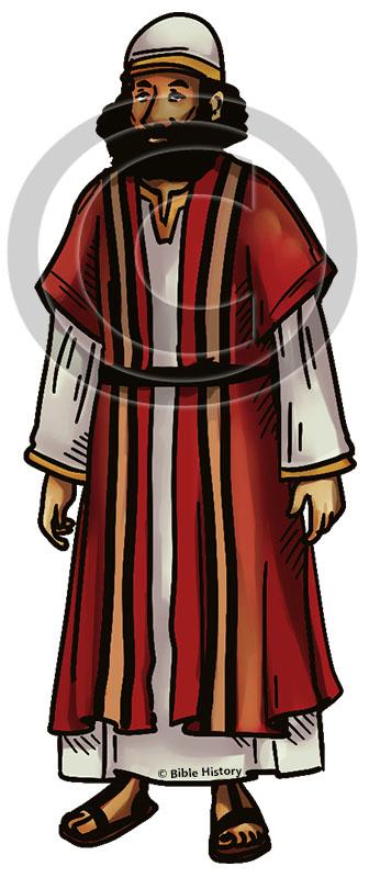 Jewish Man with First Century Clothing - Bible Illustration (72 DPI) 1 ...