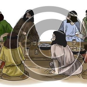 Last Supper - Bible Illustration (72 DPI) 1-Year License
