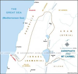 I Kings Zarephath Mount Carmel - Basic Map (72 DPI) 1-Year License ...