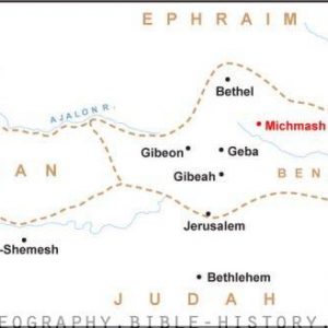 I Samuel Michmash - Basic Map (72 DPI) 1-Year License