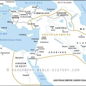 II Kings Assyrian Empire Under Esarhaddon - Basic Map (72 DPI) 1-Year License