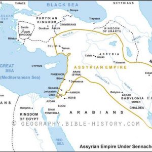 II Kings Assyrian Empire Under Sennacherib - Basic Map (72 DPI) 1-Year License