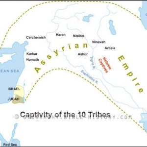 II Kings Captivity of 10 Tribes - Basic Map (72 DPI) 1-Year License