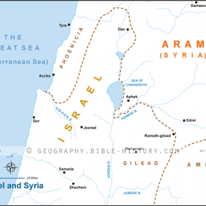 Israel and Syria - Basic Map (72 DPI) 1-Year License