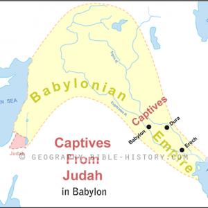 Captives From Judah in Babylon - Basic Map (72 DPI) 1-Year License