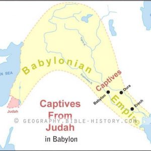 II Kings Judah Captives Babylon - Basic Map (72 DPI) 1-Year License