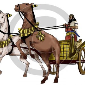 Assyrian Chariot - Bible Illustration (72 DPI) 1-Year License