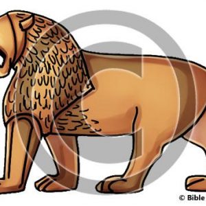 Colossal Lion of Assyria - Bible Illustration (72 DPI) 1-Year License