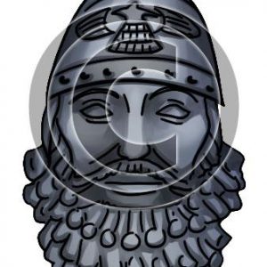 Head of Sargon II - Bible Illustration (72 DPI) 1-Year License