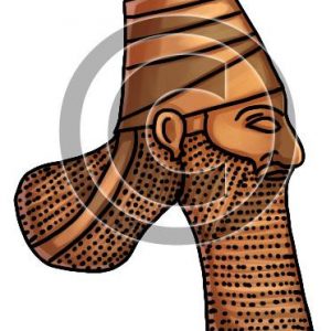 Head of Tiglath Pileser - Bible Illustration (72 DPI) 1-Year License