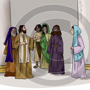 Jesus in the Temple - Bible Illustration (72 DPI) 1-Year License