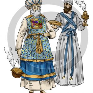 Jewish Priest and High Priest - Bible Illustration (72 DPI) 1-Year License