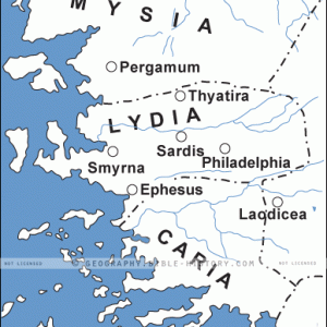 Churches of Revelation - Basic Map (72 DPI) 1-Year License. Download)