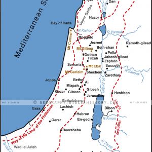 Territory of Ancient of Israel - Basic Map (72 DPI) 1-Year License