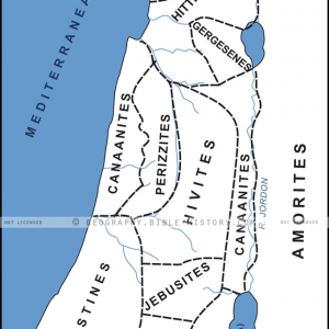 Canaanite Nations - Basic Map (72 DPI) 1-Year License