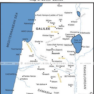 Lower Galilee - Basic Map (72 DPI) 1-Year License