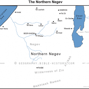 The Northern Negev - Basic Map (72 DPI) 1-Year License