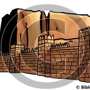Walls of Ancient Assyria - Bible Illustration (72 DPI) 1-Year License