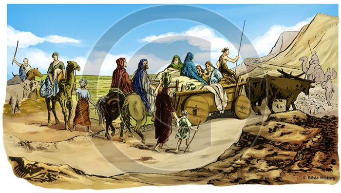 Abram's Family Leaving Ur - Bible Illustration (72 DPI) 1-Year License ...