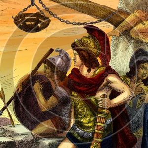 Alexander Siege of Tyre - Bible Illustration (72 DPI) 1-Year License