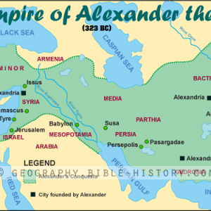 Alexander the Great's Empire - Color Map (72 DPI) 1-Year License