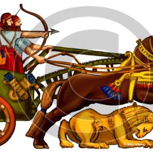 Assyrian Chariot - Bible Illustration (72 DPI) 1-Year License