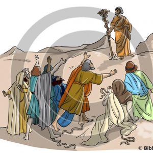 Brazen Serpent - Bible Illustration (72 DPI) 1-Year License