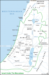 Israel Under the Maccabees - Basic Map (72 DPI) 1-Year License - Bible ...