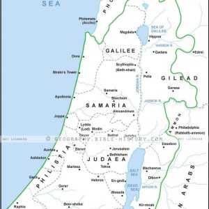 Israel Maccabees - Basic Map (72 DPI) 1-Year License