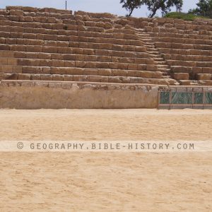 Hippodrome at Caesarea Grandstands - Color Photo (72 DPI) 1-Year License