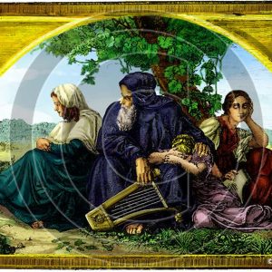 Captive Jews in Babylon - Bible Illustration (72 DPI) 1-Year License