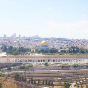 Dome of the Rock on the East - Color Photo (72 DPI) 1-Year License