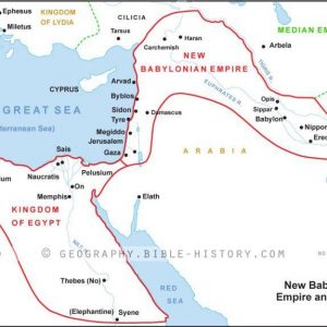 II Kings New Babylonian Empire and Egypt - Basic Map (72 DPI) 1-Year License