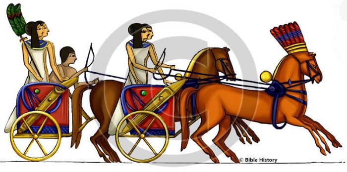 Egyptian Princes in Chariot - Bible Illustration (Hi-Res. Download) 1 ...