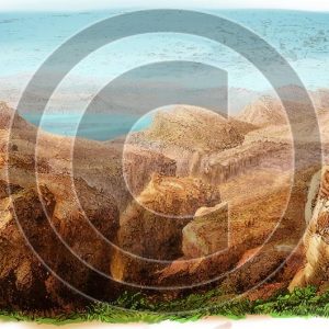 En Gedi Wilderness - Bible Illustration (72 DPI) 1-Year License