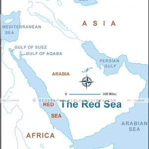 The Red Sea - Basic Map (72 DPI) 1-Year License