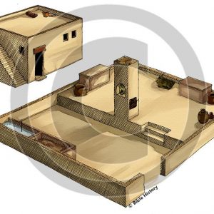 First Century Common House - Bible Illustration (72 DPI) 1-Year License