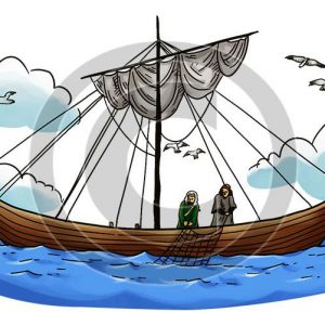 Fishing Boat - Bible Illustration (72 DPI) 1-Year License