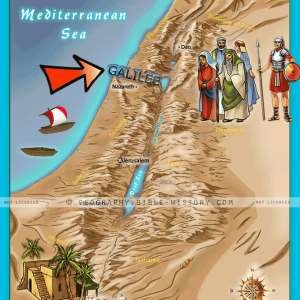 Galilee in the New Testament - Topo Map (72 DPI) 1-Year License