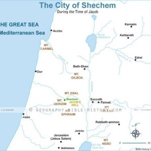 Genesis City of Shechem - Basic Map (72 DPI) 1-Year License