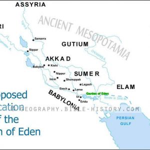 Garden of Eden Possible Location - Basic Map (72 DPI) 1-Year License