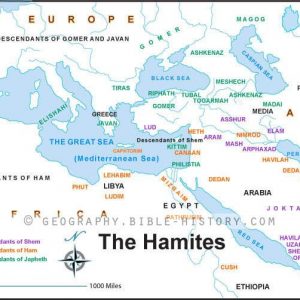 Genesis the Hamites - Basic Map (72 DPI) 1-Year License