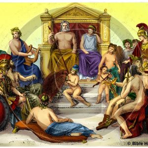 Greek Gods on Olympus - Bible Illustration (72 DPI) 1-Year License