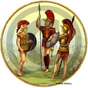 Greek Soldiers from a Relief - Bible Illustration (72 DPI) 1-Year License