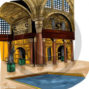 Herod's Palace - Bible Illustration (72 DPI) 1-Year License