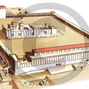 Herod's Temple - Bible Illustration (72 DPI) 1-Year License