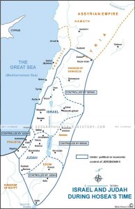 Hosea Israel And Judah - Basic Map (72 DPI) 1-Year License - Bible Maps ...