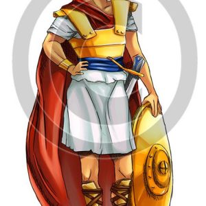 Israelite Warrior - Bible Illustration (72 DPI) 1-Year License