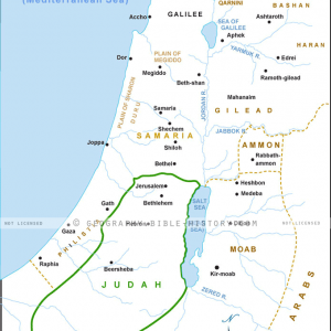 Judah and the Chaldean Empire - Basic Map (72 DPI) 1-Year License